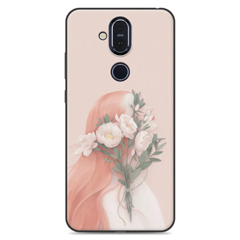 Чехол для Nokia X7 2018 мягкий чехол телефона в литературном стиле X 7 TA-1131 защитный TA1131 |