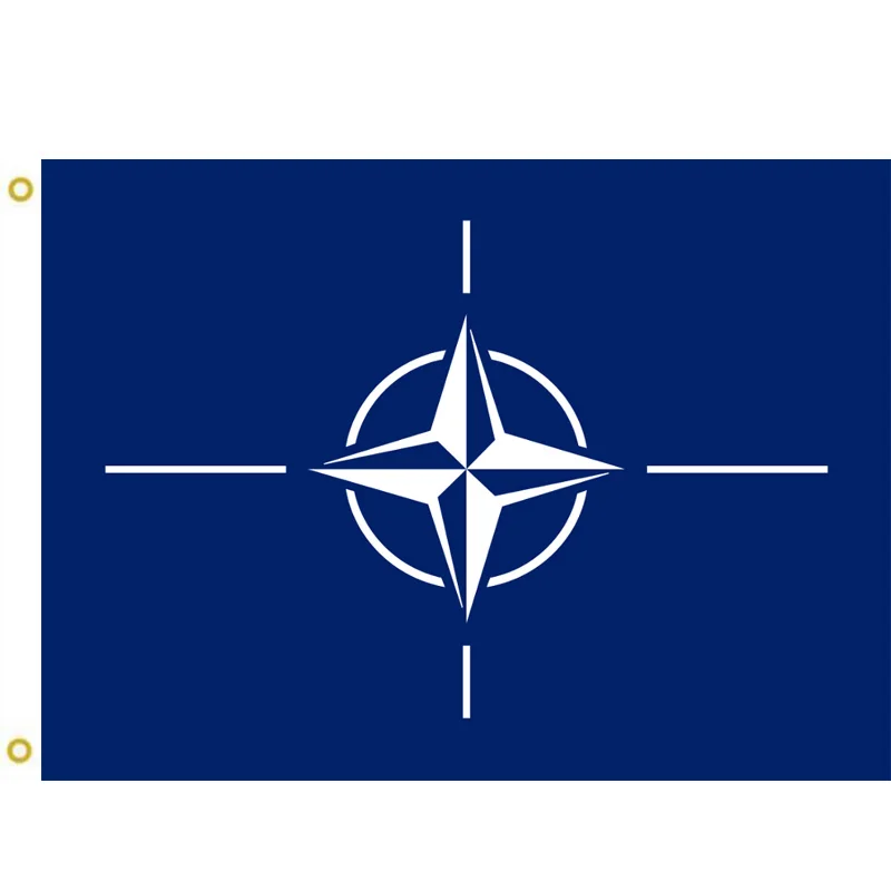 Флаг и баннер Организации Североатлантического соглашения НАТО США 90*150 см (3*5