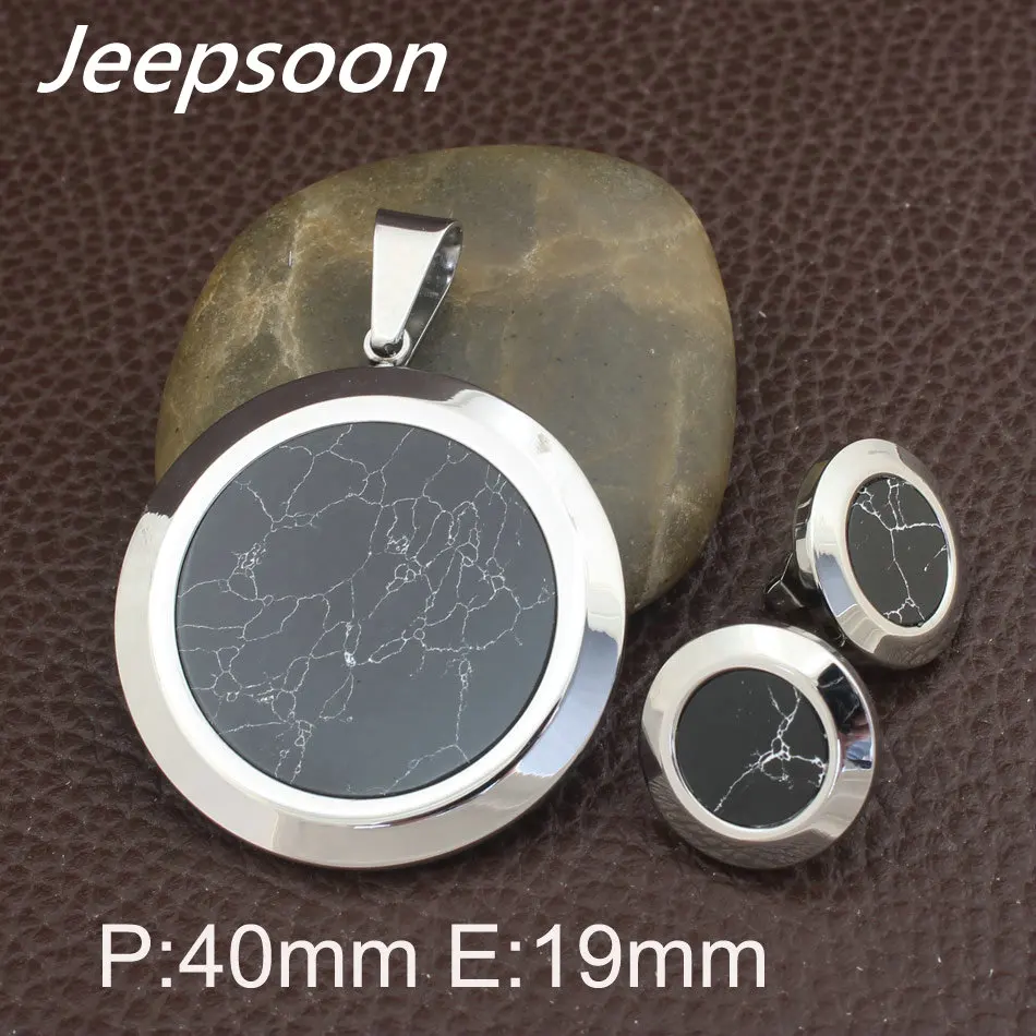 2 цвета Новые круглые дерево стилей из нержавеющей стали ювелирные подвески и