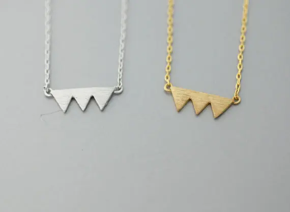 Новейший список ювелирных изделий колье в виде шеврона Tirade ожерелье треугольное