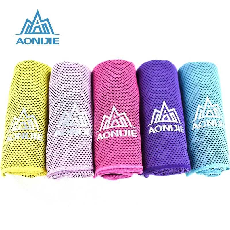 

2pcs AONIJIE 4041 Instant Cooling Towel Quick Drying Mesh Beach Fitness Gym Yoga Running Camping Absorbent Chilly Swimming Towel