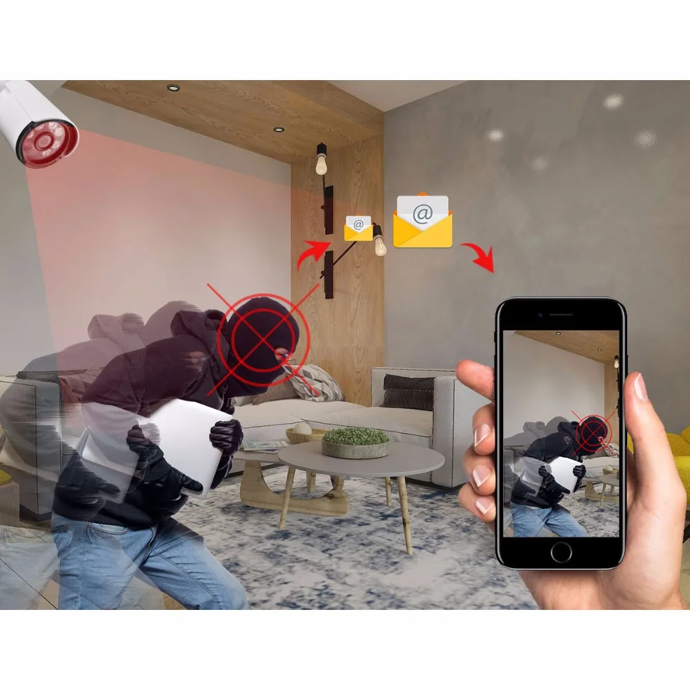 AZISHN наружная WIFI 5MP 2592*1944 HD ip камера Беспроводная металлическая Всепогодная