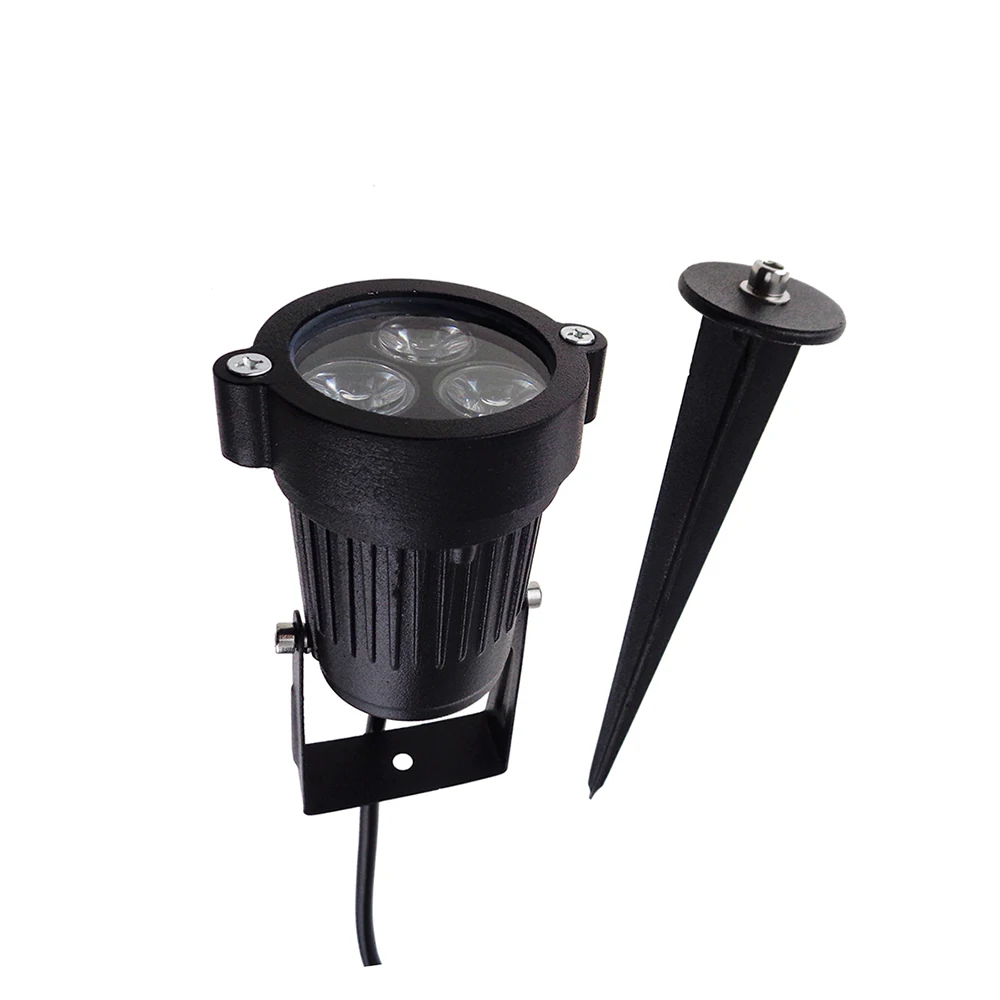 Точечный светодиодный светильник для газона lanscape 8 цветов переменного тока 12 В 3