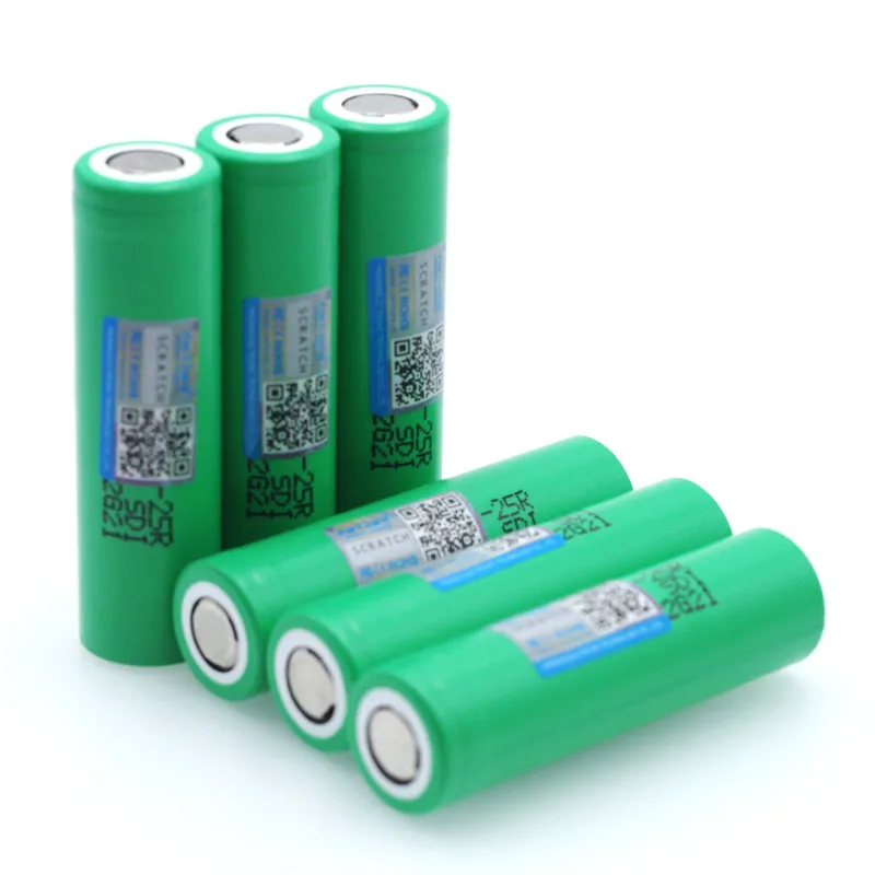 VariCore 18650 2500mAh Rechargeable Battery INR1865025R 3.6V discharge 20A dedicated For E-cigarette Power batteries | Электроника