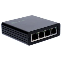 4 pors 1gbps gigabit ethernet lan network card usb 3 0 to rj 45 adapter box front end 1gbps ethernet port hub