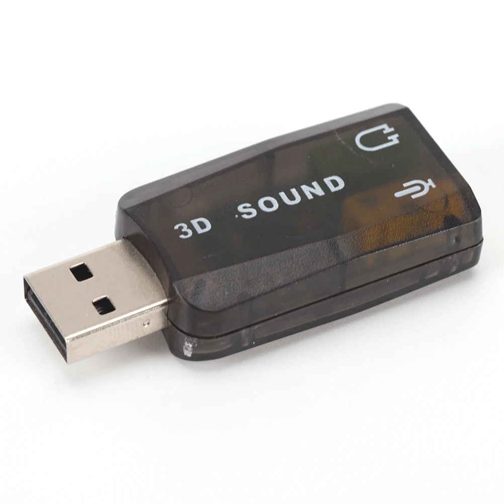 USB 3D Звуковая карта аудио 5 1 Внешняя звуковая адаптер мини динамик интерфейс