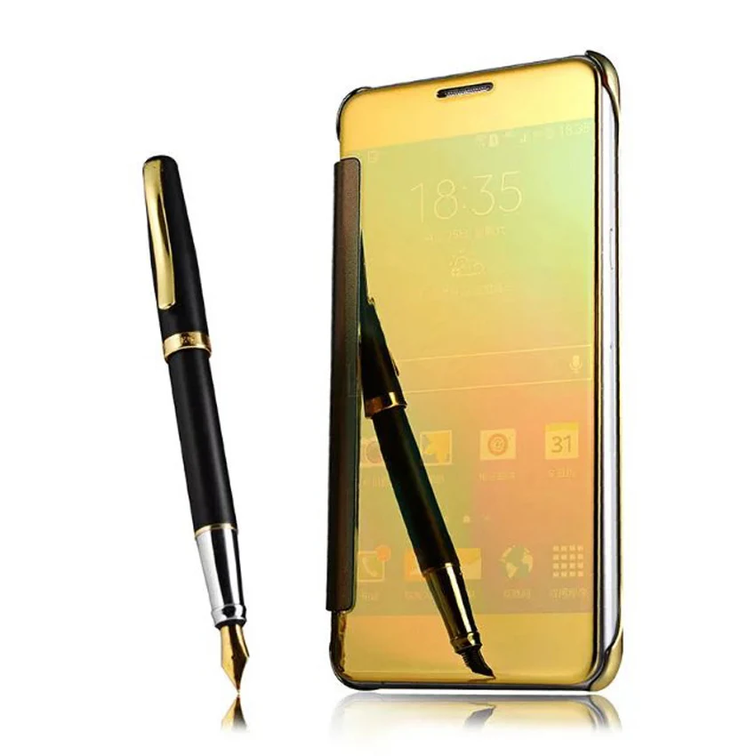 Gold Откидная крышка прозрачный чехол для телефона для samsung Galaxy S7 SM G930 G930F G930V SM G930FD SM G930 5,1 дюйма - Цвет: Gold