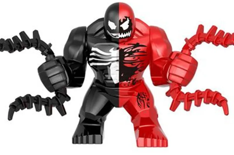 Одиночная большой агент Venom анти Веном Riot Carnage Зеленый Фонарь Халк Бастер Гоблин танос Строительный Блок Детские игрушечные фигурки - Цвет: EG132