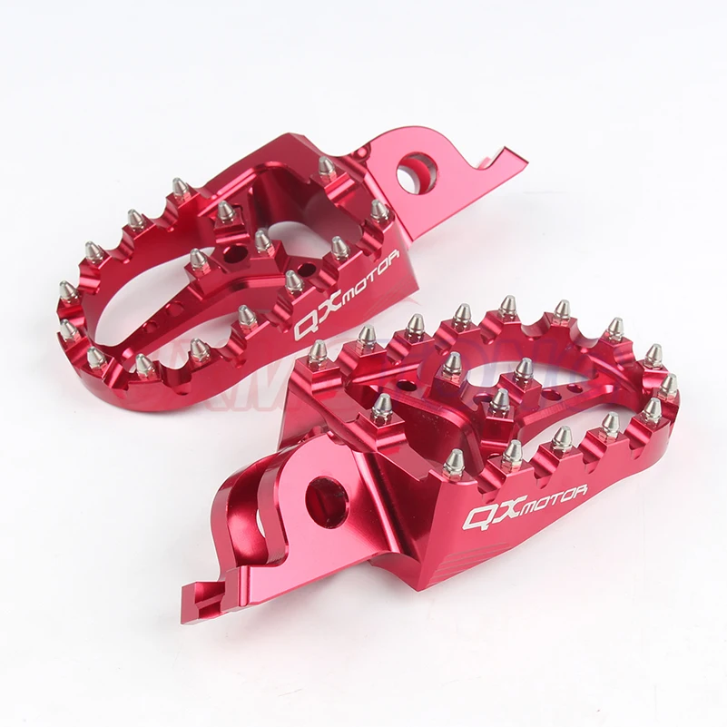 Красные ЧПУ заготовки MX подножки подставки педали для Honda crf450r crf 450 crf250r crf250x CR125/250