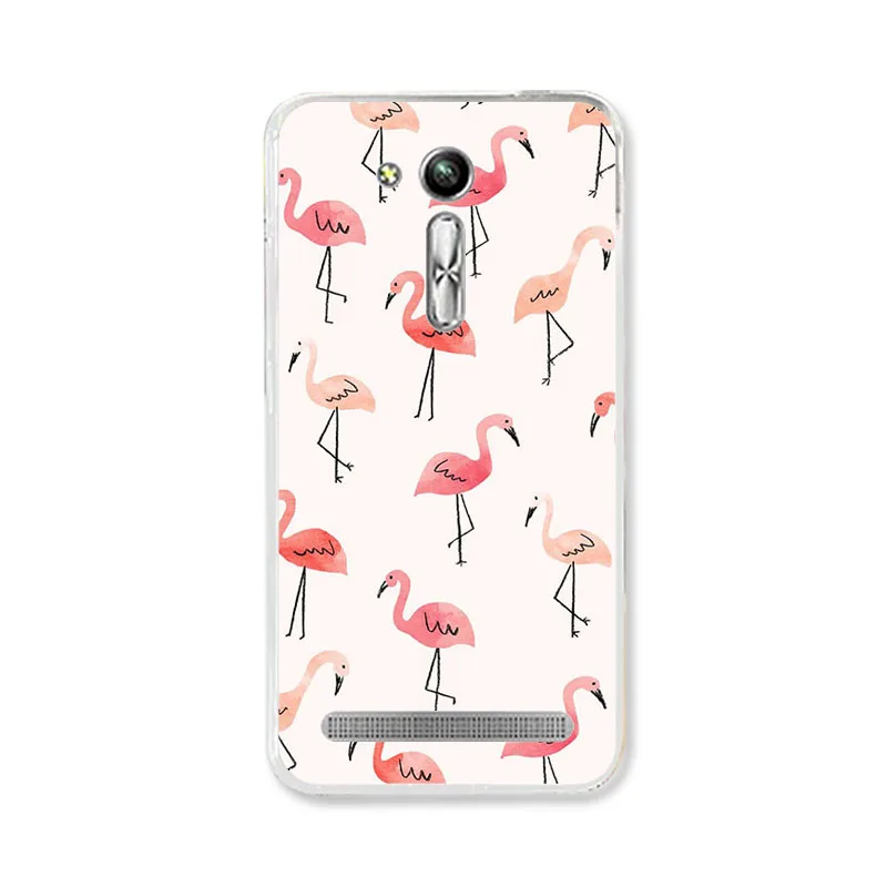 AKABEILA мягкие чехлы из ТПУ для Asus Zenfone GO 2nd Gen ZB452KG ASUS_X014D ZB450KL, 4,5 дюймов, чехол, Сумка с фламинго - Цвет: F013