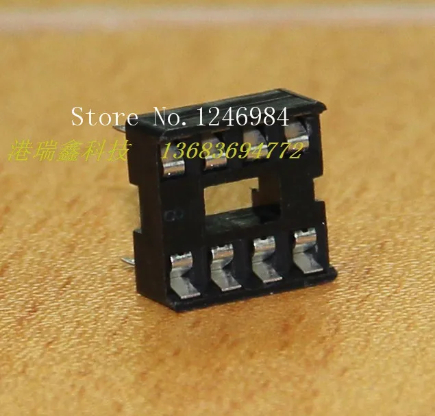 [SA]nextron Nextronics ORIGINAL connector 8 8-pin female flat hole IC socket genuine---200pcs/lot | Обустройство дома