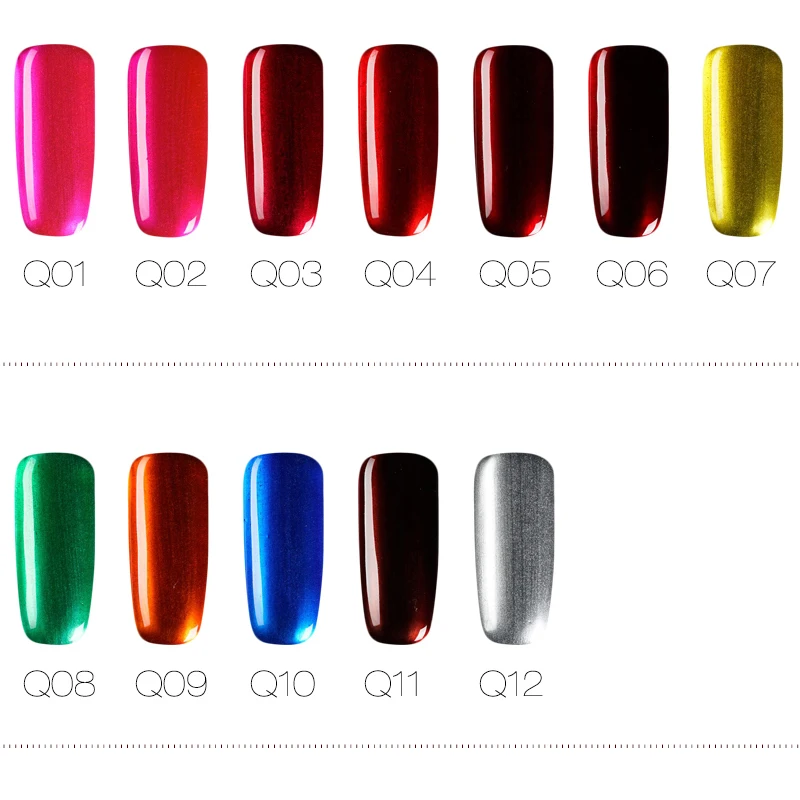 Цветной Гель лак для ногтей ROSALIND 1 S 10 мл серебристый титан отмачиваемый УФ