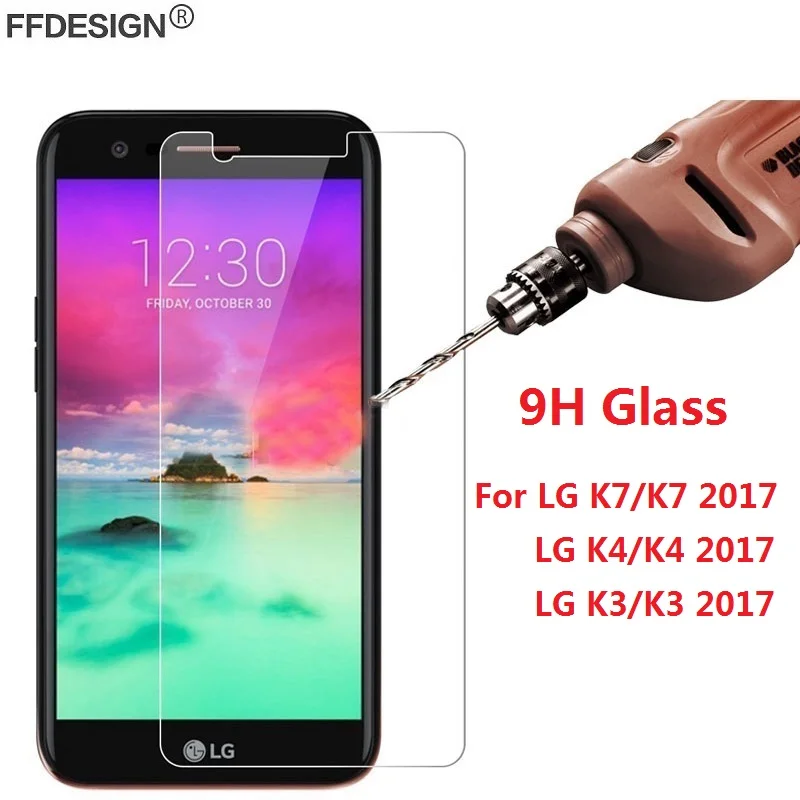 Защитное стекло для LG K3 K4 K7 2017 закаленное Защита экрана защитная пленка из фольги