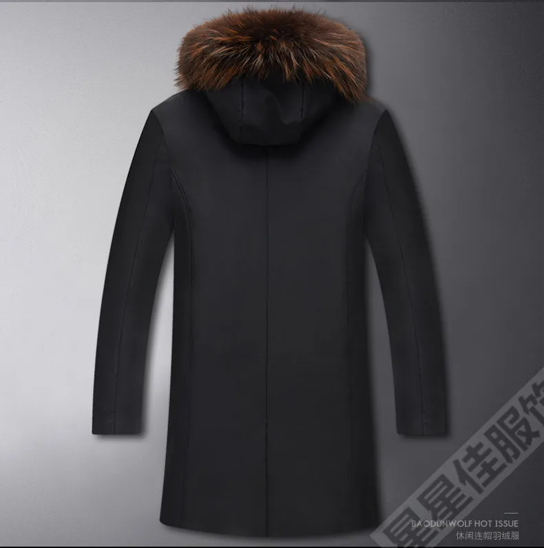 10XL 8XL 9XL 6X горячая Распродажа мужской пуховик Зимняя Толстая теплая Лоскутная мужская куртка с меховым воротником и капюшоном мужская белая куртка-пуховик на утином пуху