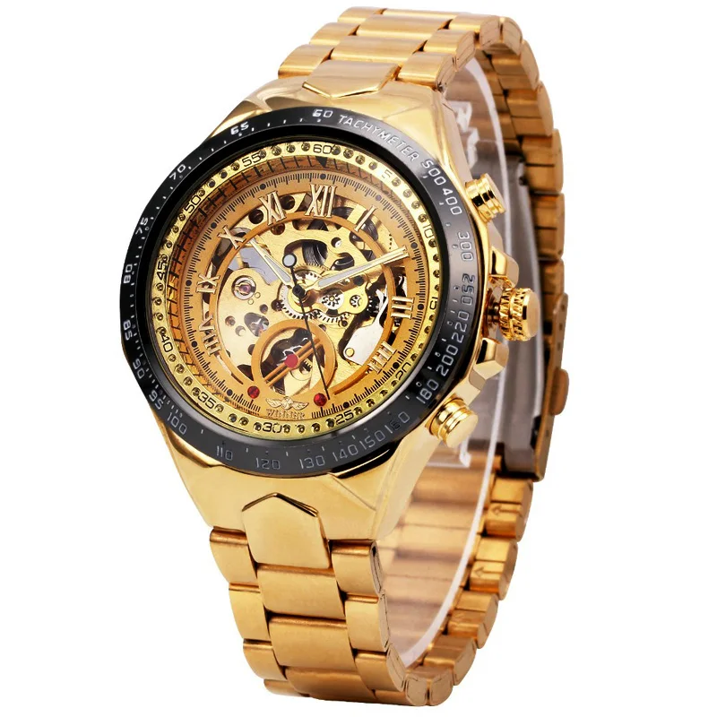 Популярные спортивные дизайнерские золотые часы мужские от ведущего бренда