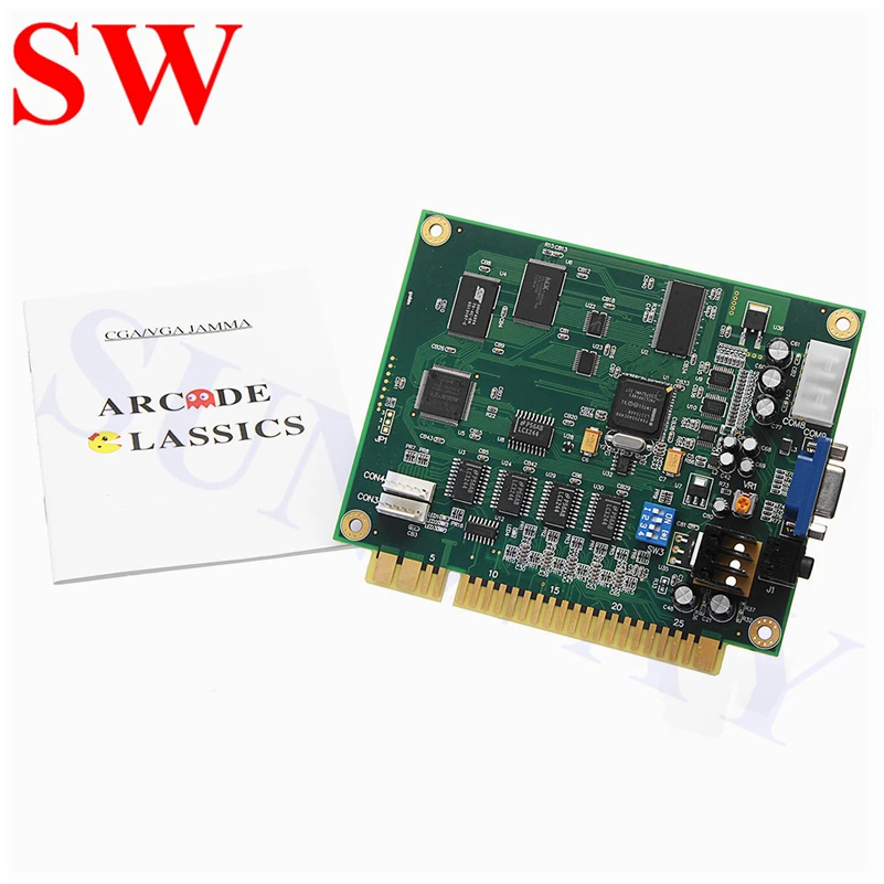 60 в 1 Классическая игровая печатная плата Jamma PCB карта выход CGA VGA для коктейльной