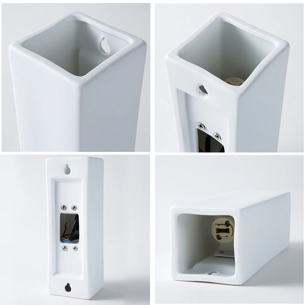 Современный белый настенный маячок светильник Nord скандинавского фарфора