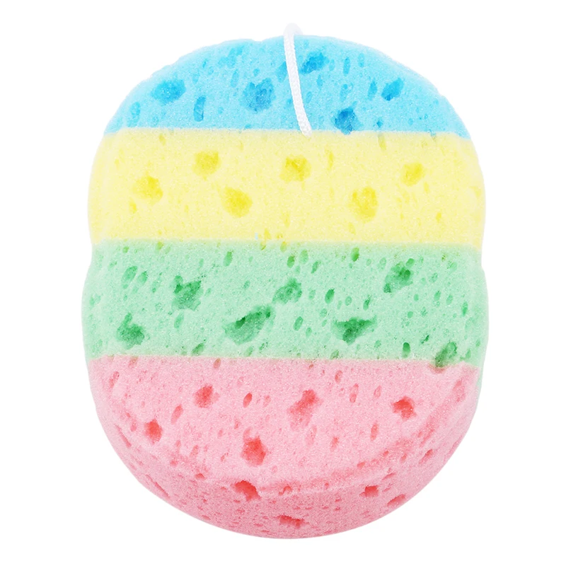 Уход за кожей мочалка Красочные удобные тела губка для душа МАССАЖ купальная