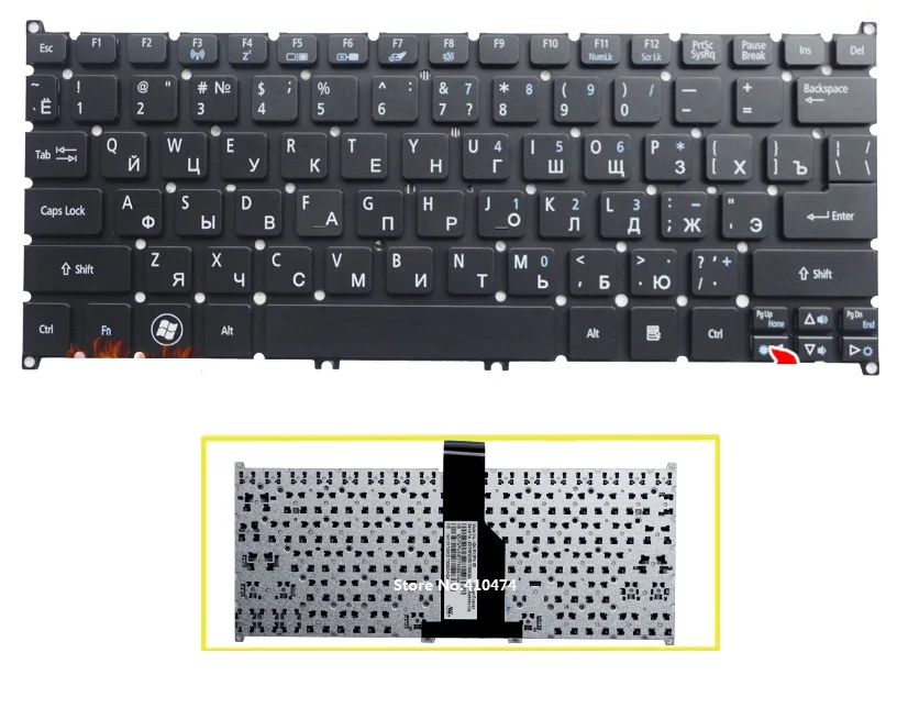 SSEA Новая русская клавиатура RU для ACER Aspire S3 391 371 S5 951 TravelMate B1 B113 725|acer ru|keyboard for acerkeyboard
