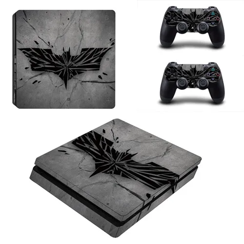 YSP4S-0527 DC Джокер и Бэтмен PS4 тонкая кожа Наклейка для sony playstation 4 консоль и 2 контроллера кожи PS4 тонкая кожа Наклейка Винил - Цвет: YSP4S-0527