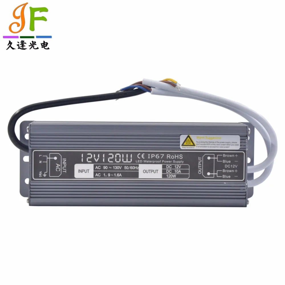 Водонепроницаемый трансформатор питания для светодиодного драйвера 90 ~ 130 В