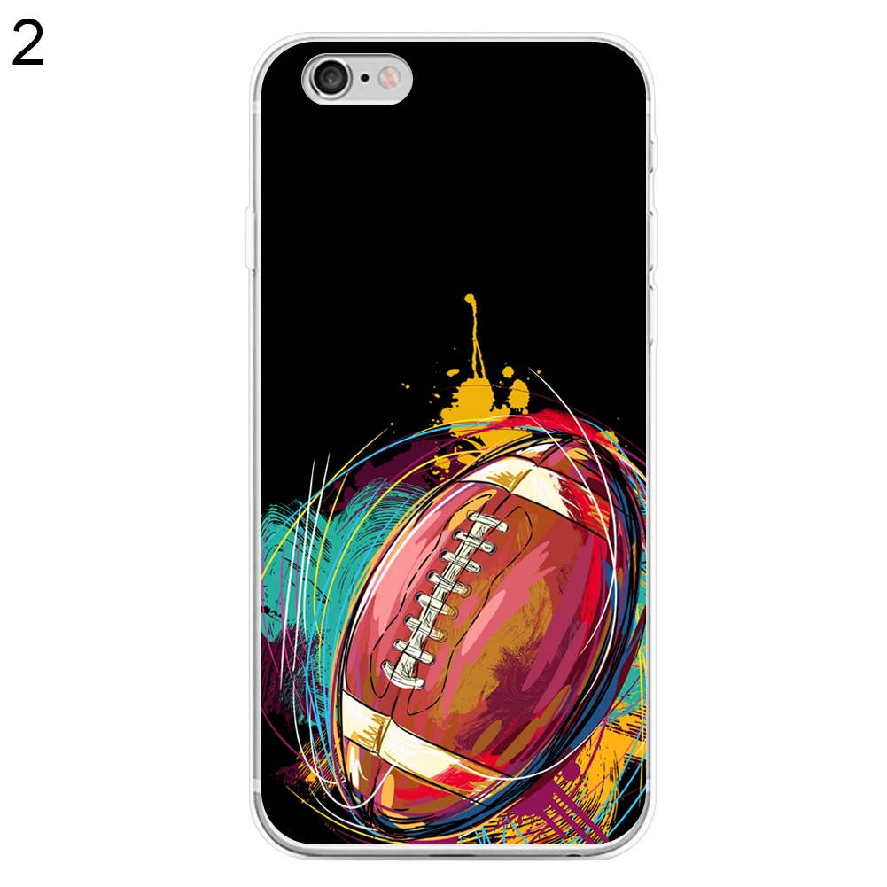 Красочные Регби Телефон чехол для iPhone 6 7 Plus|cover for iphone|case covercover iphone |