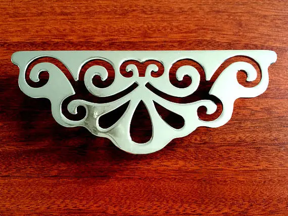 2 &quot3 75&quot Большой Комод/выдвижной ящик ручки зеркальные Серебристые