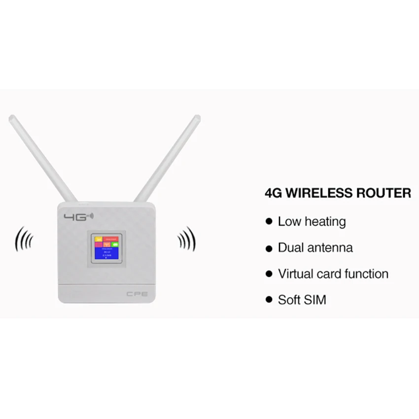 Беспроводной CPE 4G Wifi роутер портативный шлюз FDD TDD LTE WCDMA GSM глобальная разблокировка внешних антенн слот для sim-карты WAN/LAN порт
