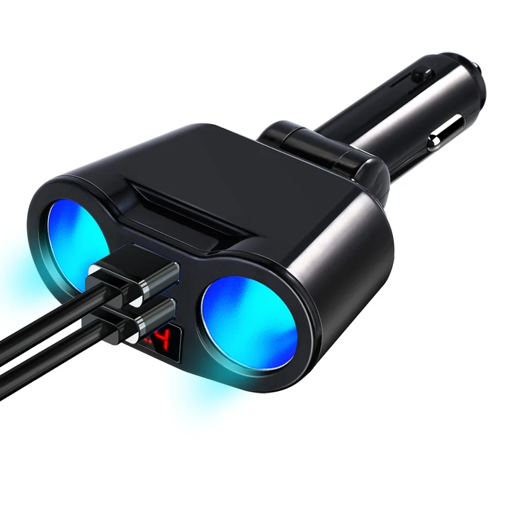Авто разъем USB конвертер для телефона MP3 DVR 5V 3.1A Dual разветвитель автомобильного