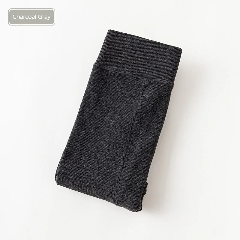 charcoal gray Caramella осень зима Модные женские колготки плюс кашемир Высокое качество трикотажные махровые колготки эластичные тонкие теплые плотные колготки - Цвет: charcoal gray