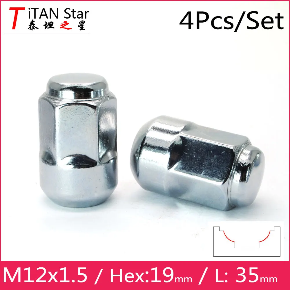 4 шт. M12x1.50 1 5 OEM OE Заводские колеса ободки для желудей гайки шариковых сидений 35 мм