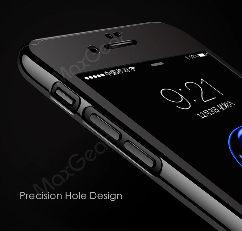 GURIOO 360 градусов полный защитный чехол для Apple iPhone 5 5S SE 6 S 7 Plus телефонные сумки PC