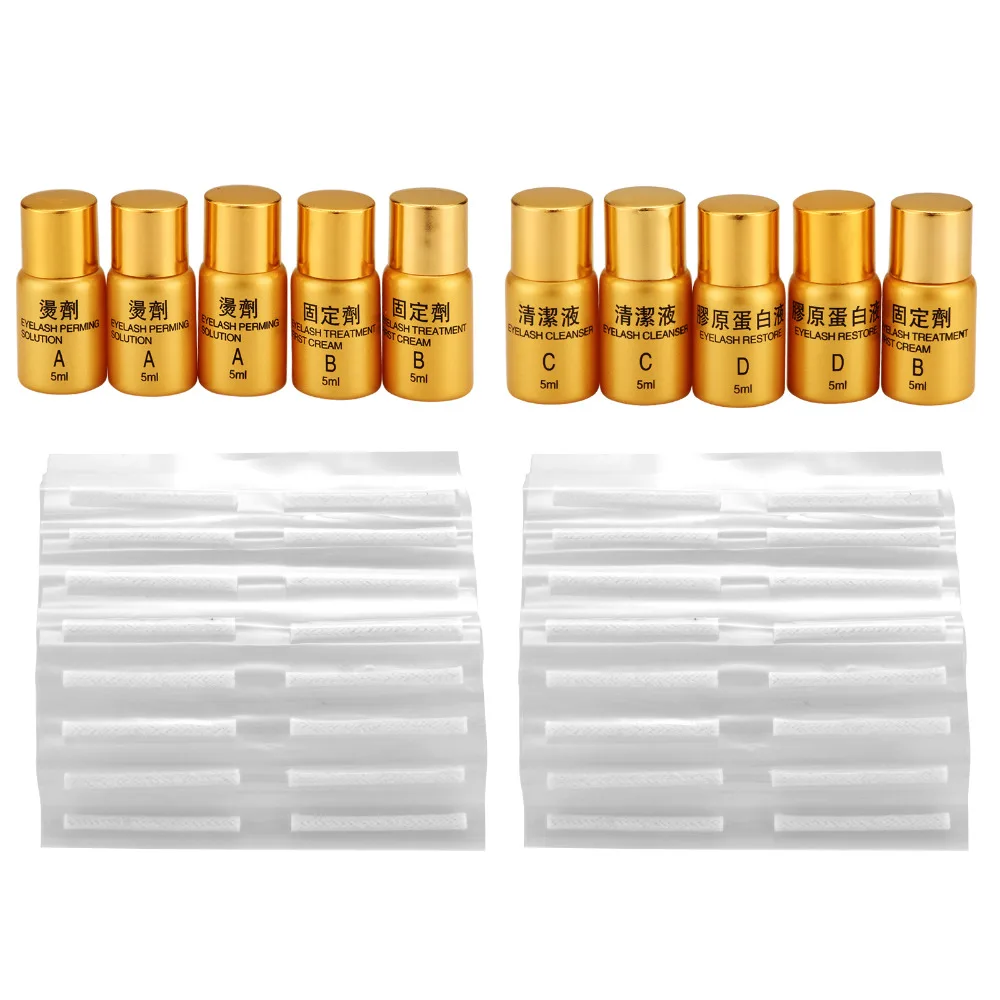 

BAISIDAI Eyelash Perming / fixed/cleaning agents eyelash Curling Curler Eye Lash Wave Lotion Eye Rod Glue Set Kit