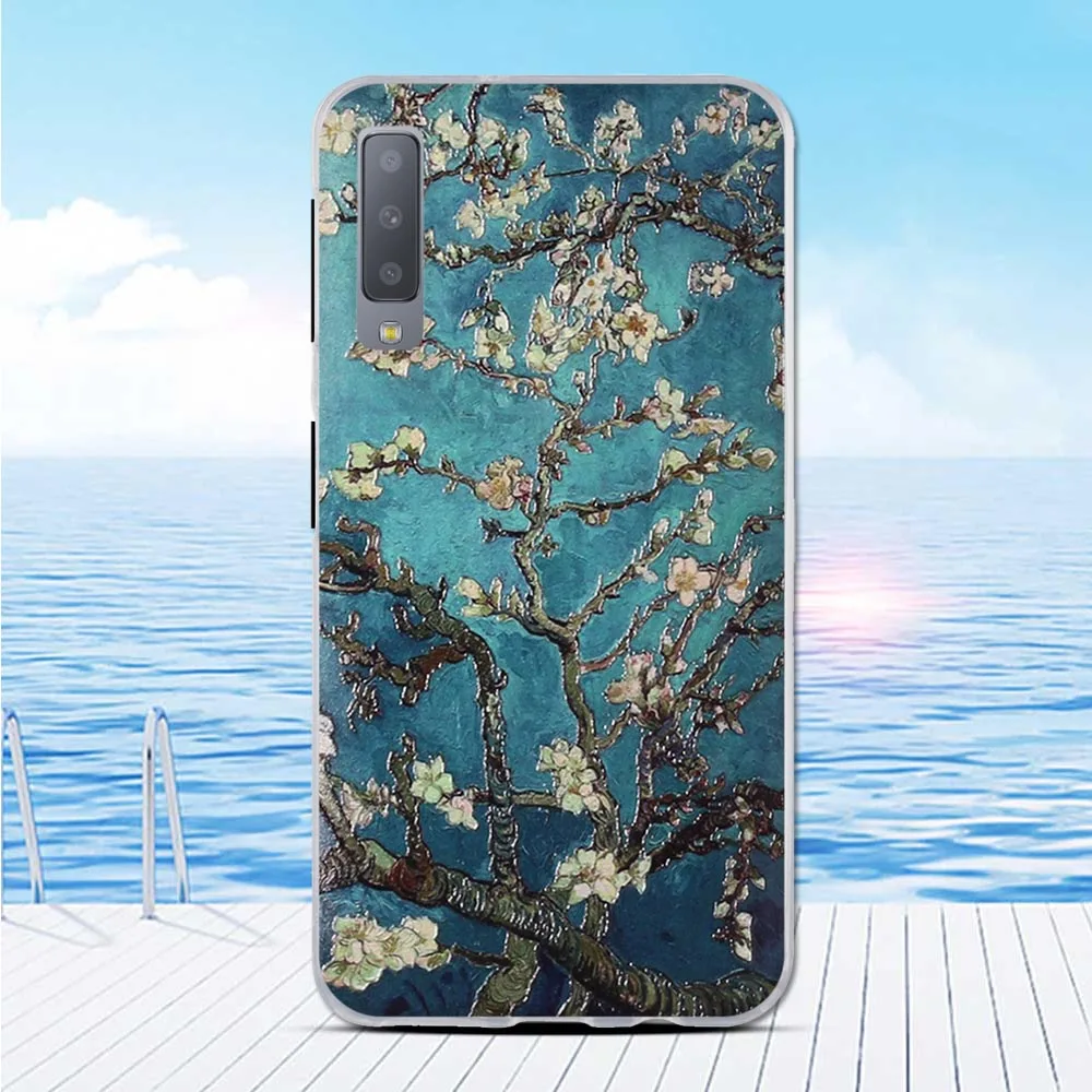Чехол из ТПУ для Samsung Galaxy A7 2018 Тонкий силиконовый чехол-накладка A750 защитный чехол