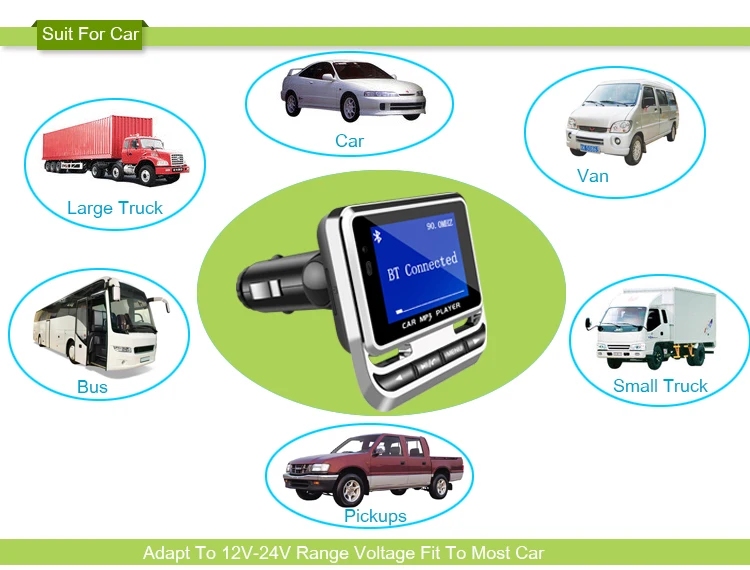 USB зарядное устройство fm-передатчик FM12B автомобильный комплект Bluetooth беспроводной Авто Bluetooth Mp3 плеер для iPhone SE 7 7Plus 6 6S и Android