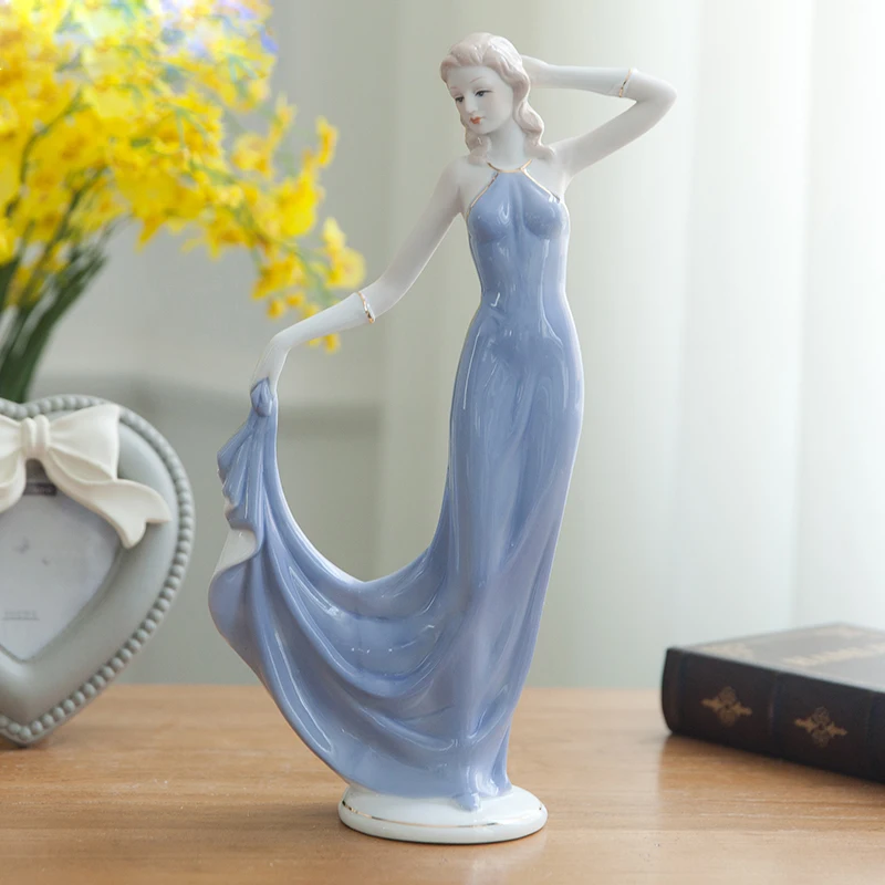 Керамические фигурки для женщин и девочек домашний декор поделки украшение