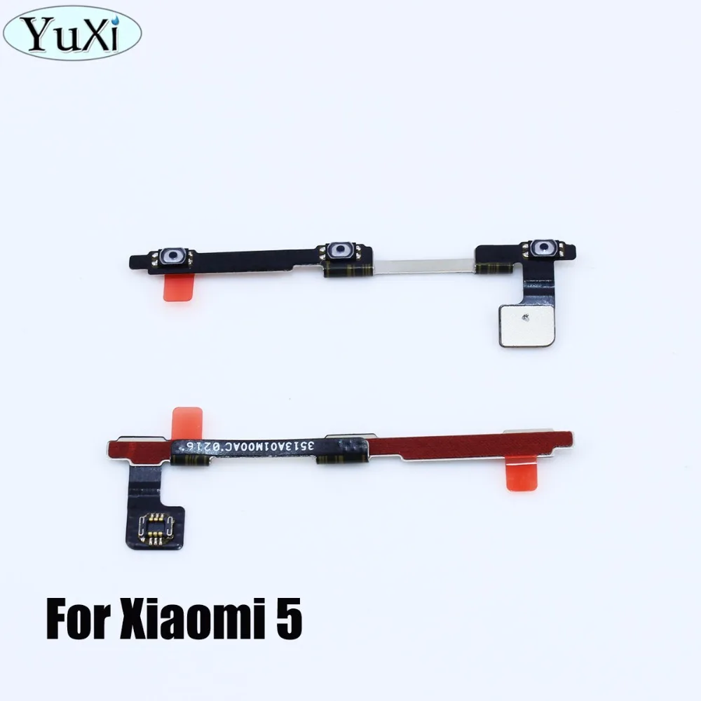 Кнопка включения/выключения YuXi для Xiaomi Mi5 кнопки регулировки громкости гибкий