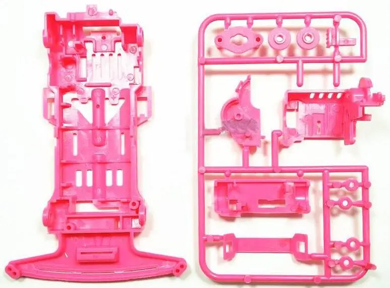 S1 Pink 4 комплекта S1/SFM шасси старая версия запасные части для RC Tamiya мини 4WD модель автомобиля - Цвет: S1 Pink