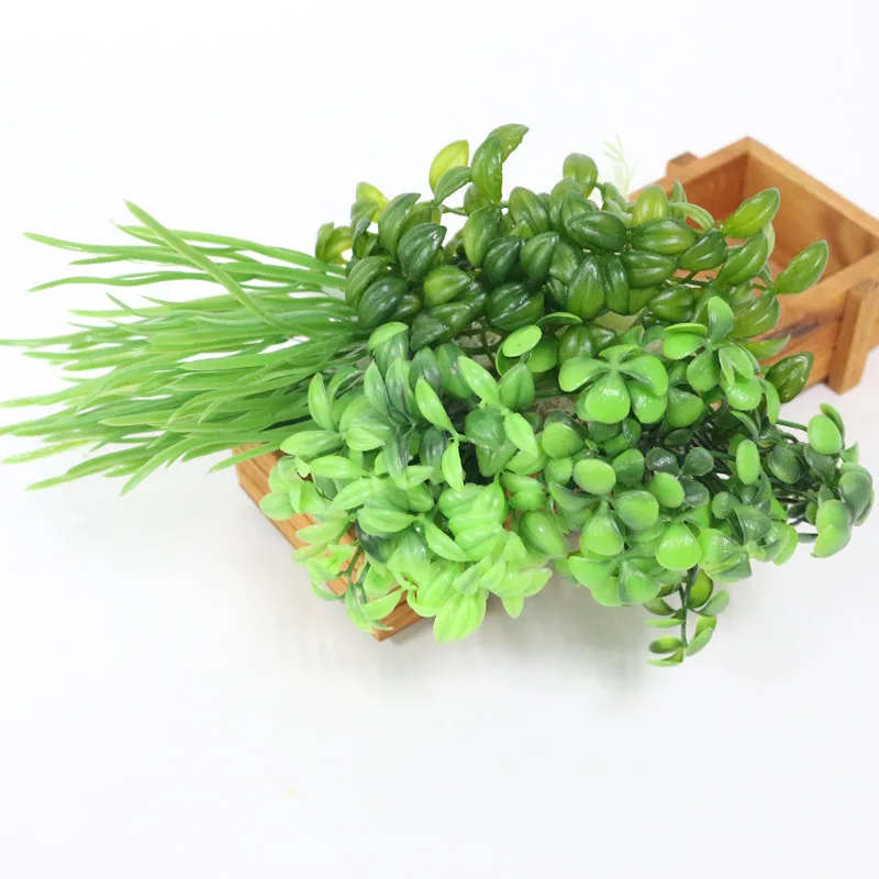 Flone Мини Искусственные пластиковые бобы имитация растений маленькое пелирование