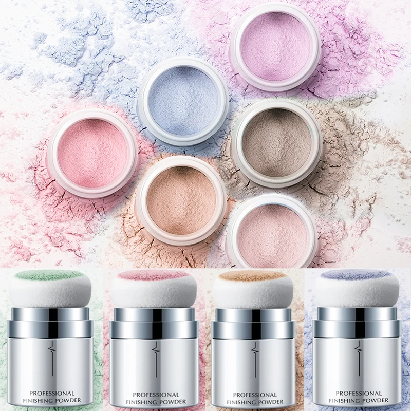 Пудра для осветления пудра Красота гладкая свободная минеральная основа контур