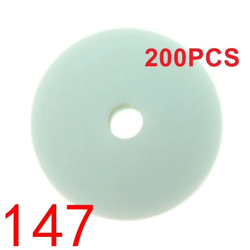 147 Mint green 12 мм* 6 мм 200 шт Плоские бусины в форме линз детский Силиконовый грызунок Abacus расстояние бисера BPA бесплатно младенческое ожерелье-Прорезыватель Соска цепочка ручная работа - Цвет: 147 Mint green