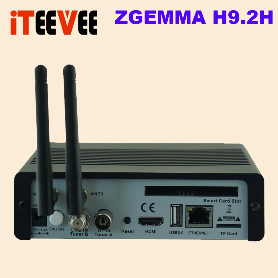 1 шт. 2021 новая версия ZGEMMA H9.2H Linux OS Enigma2 Digital 4K UHD спутниковый ресивер DVB-S2X + DVB-t2/c