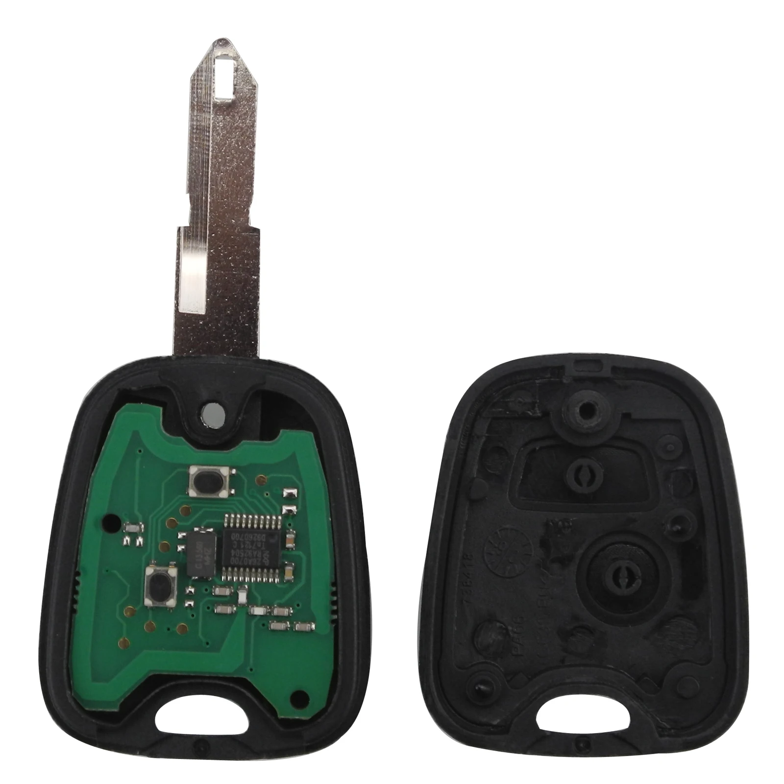 Jingyuqin 2 Buttons 433MHZ PCF7961 Chip Remote Control For Peugeot 106 206 207 306 307 Citroen C2 C3 Car Key Shell Fob VA2 Blade |