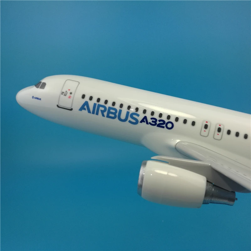 37 см Airbus A320 прототип Смола Модель самолета масштаб 1:200 литье под давлением