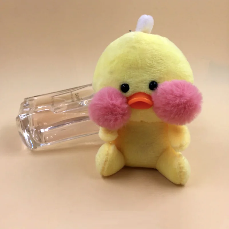 9 см милый брелок с плюшевой игрушкой Kawaii желтый уткой украшения игрушки для