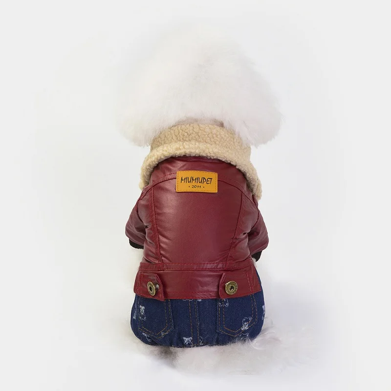 

Джинсовая одежда для собак, комбинезоны для собак, зимняя теплая одежда для домашних животных, одежда для щенков чихуахуа, комбинезон для со...