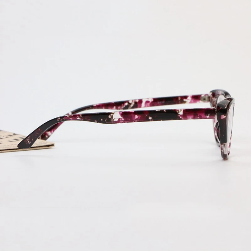

Elbru Leopard Cat Eye Reading Glasses Men Women Large Frame Anti Blue Light Presbyopia Eyeglasses Antifatigue Computer Goggles