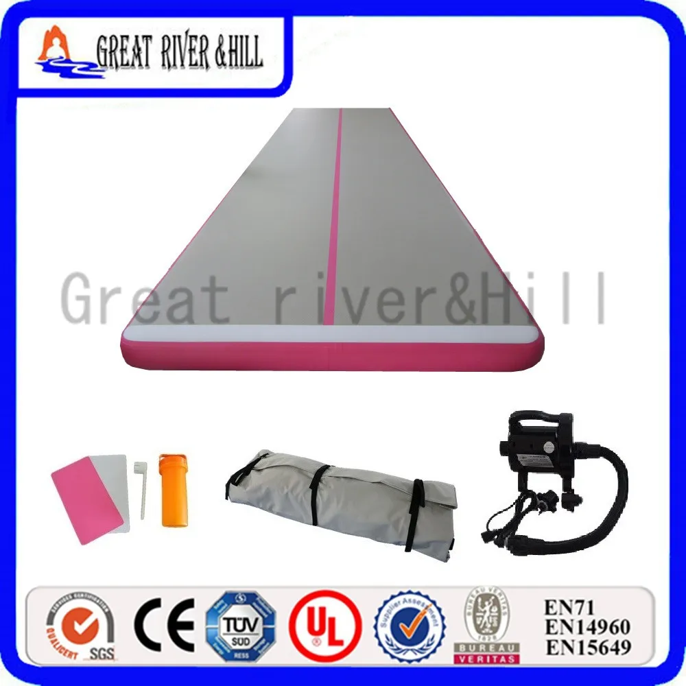 Горячая Распродажа надувной воздушный трек для дома гимнастический уличный