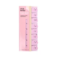 kawaii piggy facial expression sticky note 160 sheets pink page marker decorative sticker bookmark point it marker memo flags