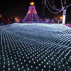 Светодиодная рыболовная сеть, 3 м х 2 м, 200 светодиодов, EU220V, Сказочная гирлянда, потолочное освещение для рождественской вечеринки, свадьбы, уличное украшение